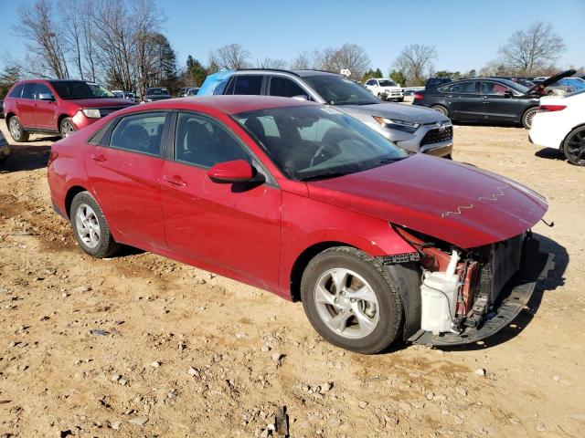 KMHLL4AG1MU071872 - 2021 HYUNDAI ELANTRA SE RED photo 4