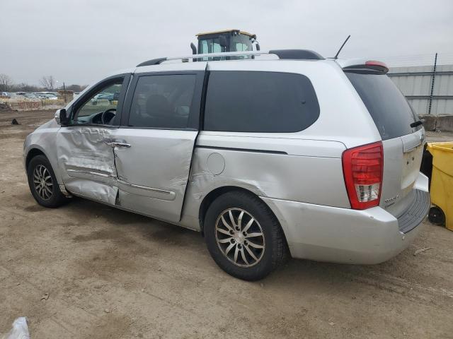 KNDMH4C77C6465290 - 2012 KIA SEDONA EX SILVER photo 2