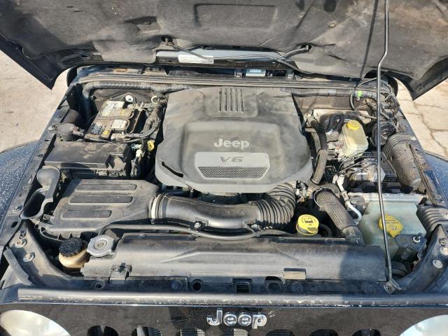 1C4HJWEGXFL528449 - 2015 JEEP WRANGLER U SAHARA შავი ფოტო 12