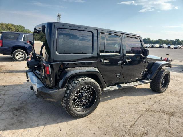 1C4HJWEGXFL528449 - 2015 JEEP WRANGLER U SAHARA შავი ფოტო 3