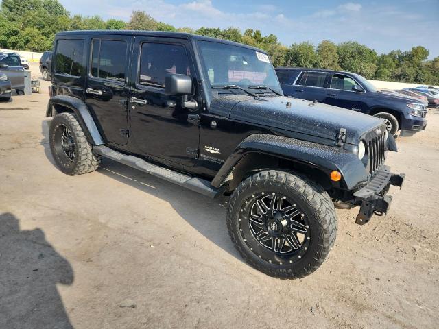 1C4HJWEGXFL528449 - 2015 JEEP WRANGLER U SAHARA შავი ფოტო 4