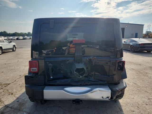 1C4HJWEGXFL528449 - 2015 JEEP WRANGLER U SAHARA შავი ფოტო 6