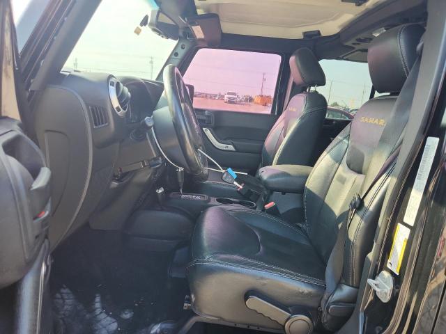 1C4HJWEGXFL528449 - 2015 JEEP WRANGLER U SAHARA შავი ფოტო 7