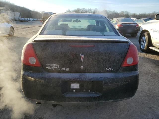 1G2ZG58N874124038 - 2007 PONTIAC G6 BASE BLACK photo 6