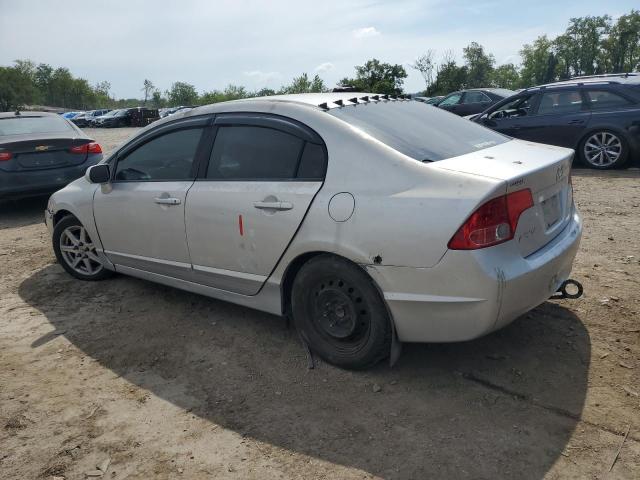1HGFA16518L071008 - 2008 HONDA CIVIC LX SILVER photo 2