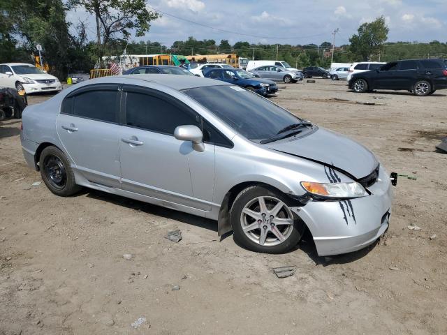 1HGFA16518L071008 - 2008 HONDA CIVIC LX SILVER photo 4