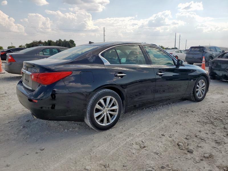 JN1BV7AR0FM398055 - 2015 INFINITI Q50 BASE BLACK photo 3