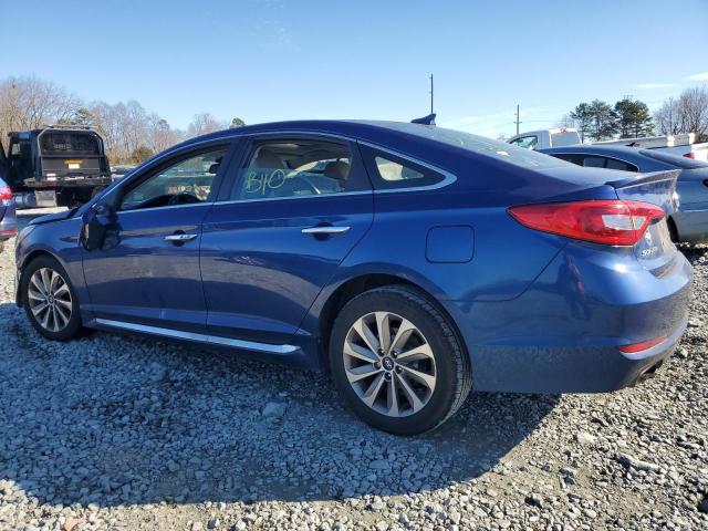 5NPE34AFXGH378640 - 2016 HYUNDAI SONATA SPORT BLUE photo 2