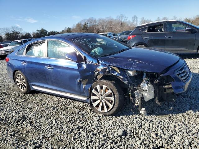 5NPE34AFXGH378640 - 2016 HYUNDAI SONATA SPORT BLUE photo 4