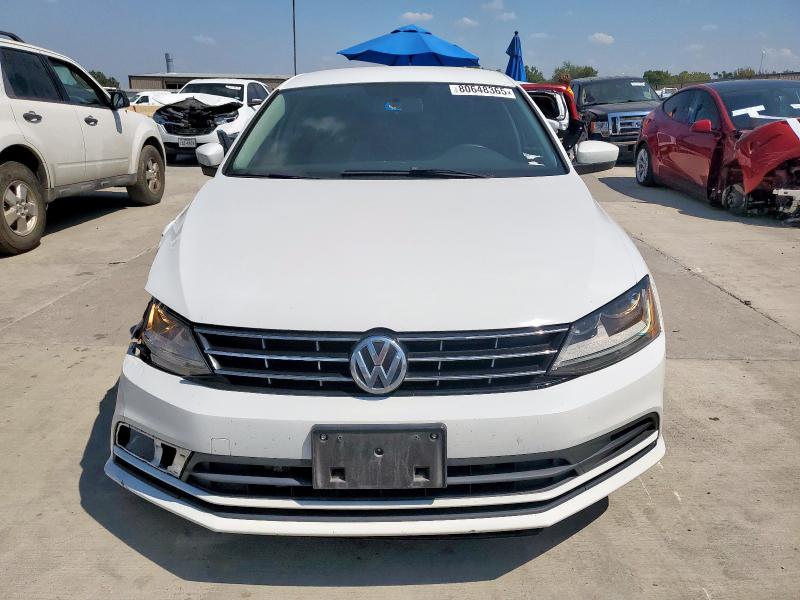 3VW2B7AJ1JM207141 - 2018 VOLKSWAGEN JETTA S WHITE photo 5
