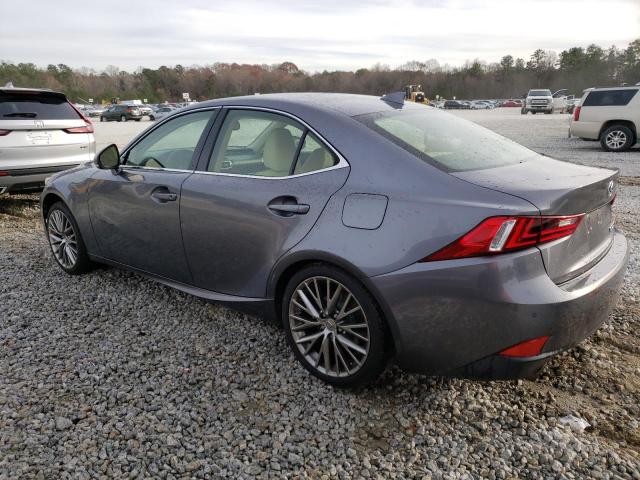 JTHBF1D24F5063217 - 2015 LEXUS IS 250 GRAY photo 2