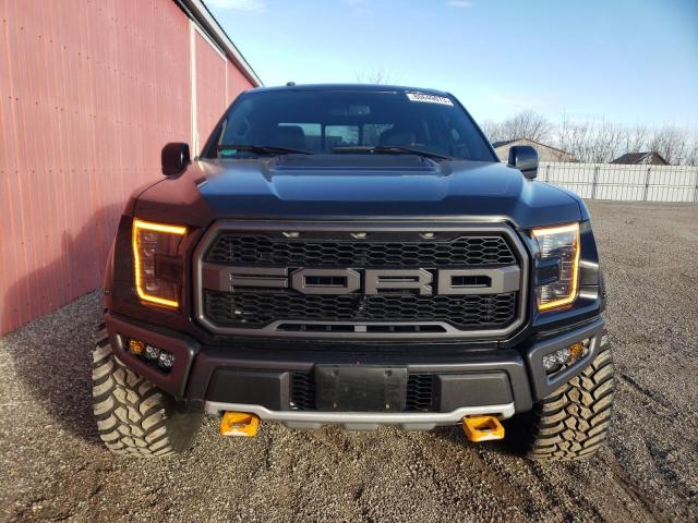 1FTFW1RG9JFA81206 - 2018 FORD F150 RAPTOR BLACK photo 5