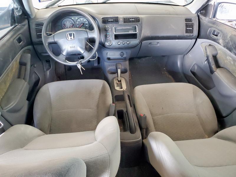 2HGES16261H601975 - 2001 HONDA CIVIC DX SILVER photo 8