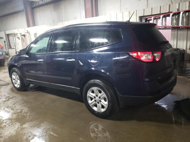 1GNKVFED5FJ349447 - 2015 CHEVROLET TRAVERSE LS BLUE photo 2