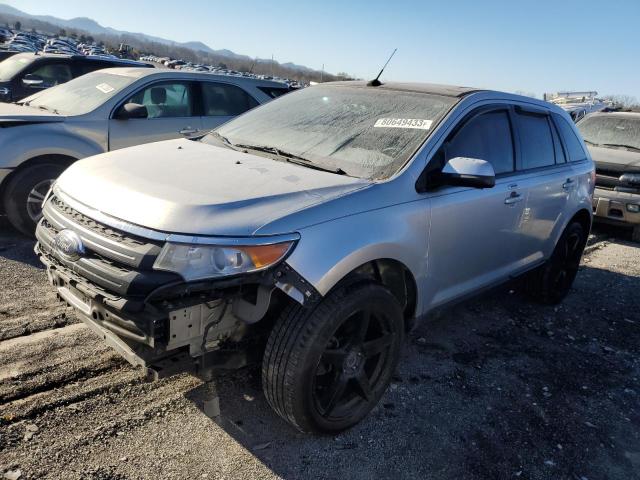 2FMDK4JC6DBE29896 - 2013 FORD EDGE SEL SILVER photo 1