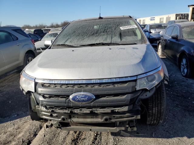 2FMDK4JC6DBE29896 - 2013 FORD EDGE SEL SILVER photo 5