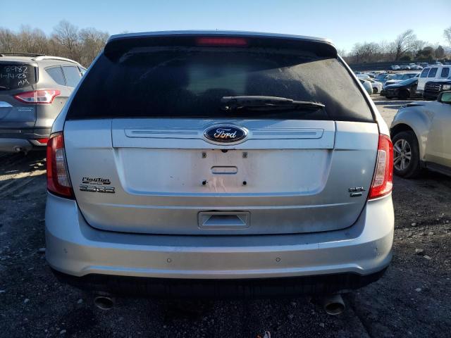 2FMDK4JC6DBE29896 - 2013 FORD EDGE SEL SILVER photo 6