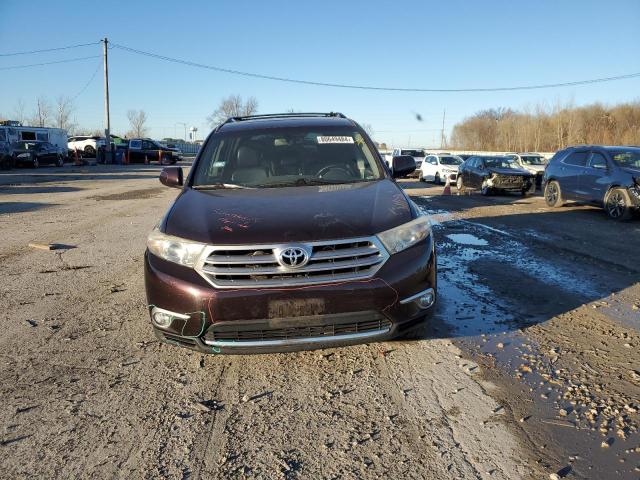 5TDBK3EH0CS159962 - 2012 TOYOTA HIGHLANDER BASE BURGUNDY photo 5