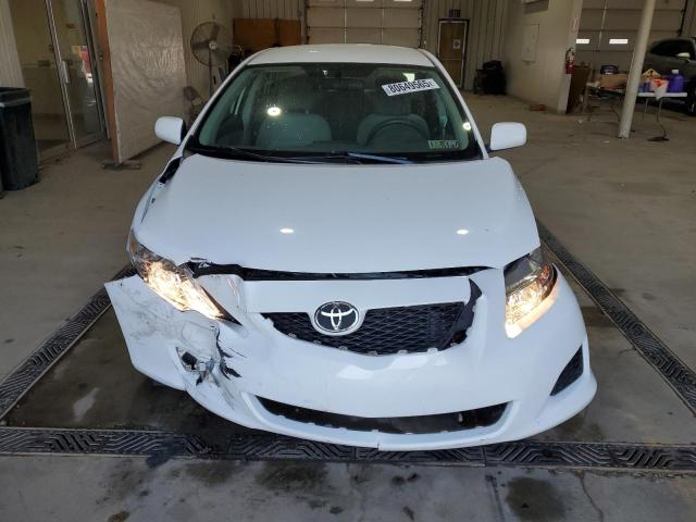 2T1BU40E89C123483 - 2009 TOYOTA COROLLA BASE WHITE photo 5