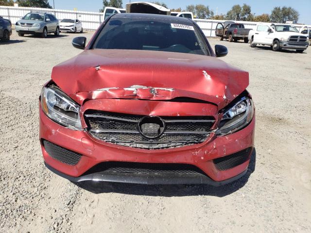 55SWF4JB3JU235235 - 2018 MERCEDES-BENZ C 300 წითელი ფოტო 5