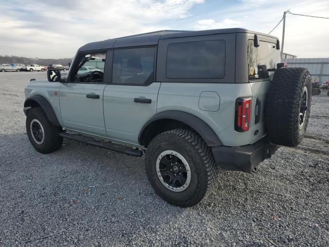 1FMEE5DH7MLA65139 - 2021 FORD BRONCO BASE GRAY photo 2