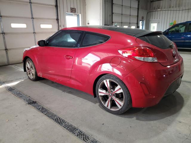 KMHTC6AD3HU323497 - 2017 HYUNDAI VELOSTER 红色 照片 2