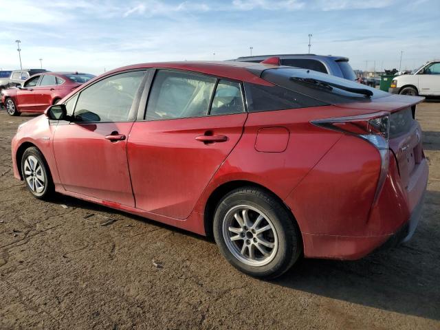 JTDKARFU6G3521866 - 2016 TOYOTA PRIUS RED photo 2