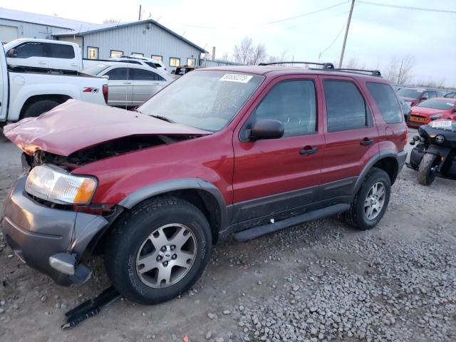 1FMCU931X4KB42582 - 2004 FORD ESCAPE XLT RED photo 1