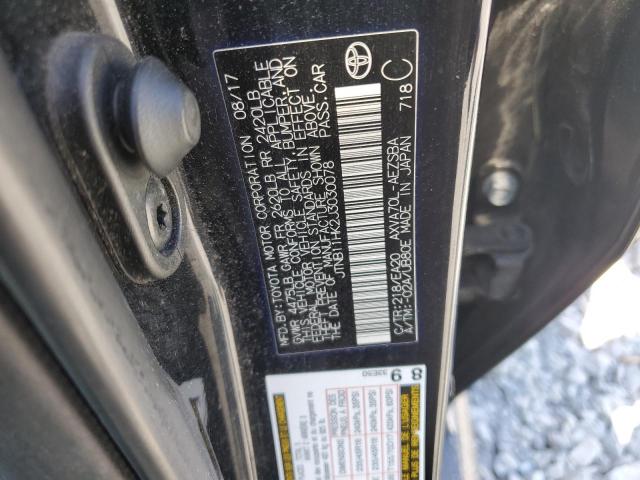 JTNB11HK2J3030078 - 2018 TOYOTA CAMRY L 黑色 照片 12