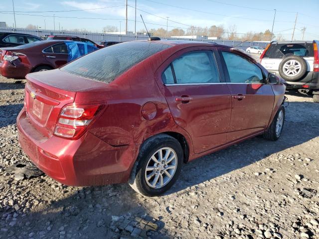 1G1JD5SH0J4140464 - 2018 CHEVROLET SONIC LT RED photo 3