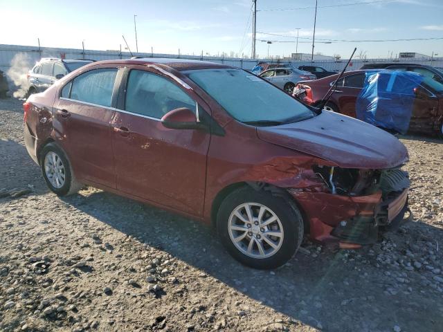 1G1JD5SH0J4140464 - 2018 CHEVROLET SONIC LT RED photo 4