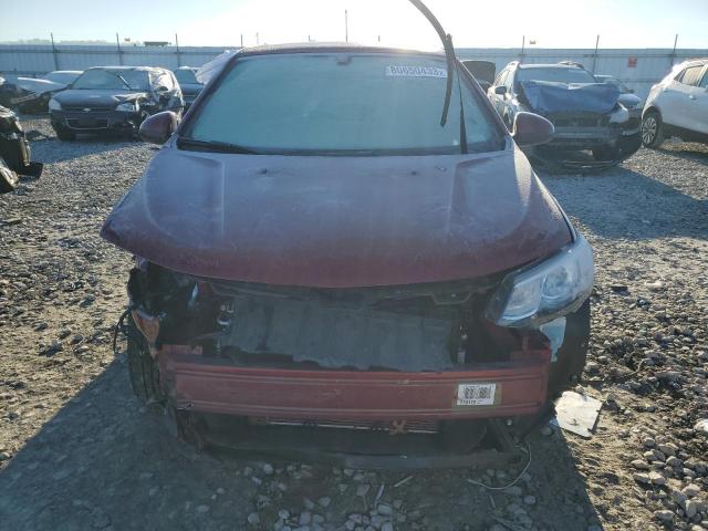 1G1JD5SH0J4140464 - 2018 CHEVROLET SONIC LT RED photo 5