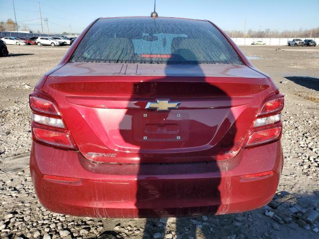 1G1JD5SH0J4140464 - 2018 CHEVROLET SONIC LT RED photo 6