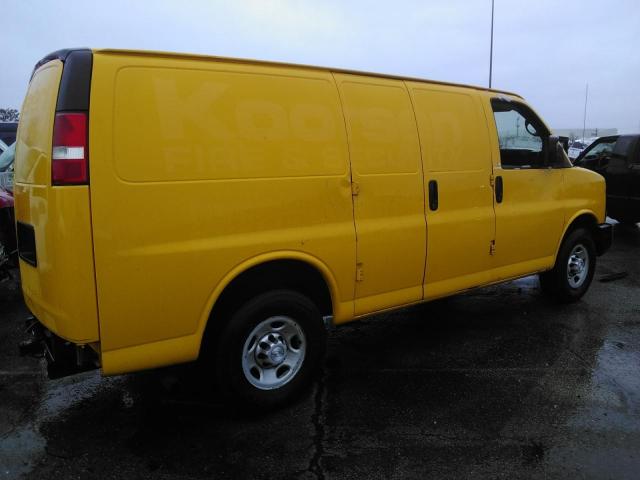 1GCWGFCF1F1211431 - 2015 CHEVROLET EXPRESS G2 YELLOW photo 3