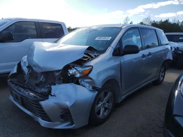 5TDZZ3DC3LS074288 - 2020 TOYOTA SIENNA L SILVER photo 1