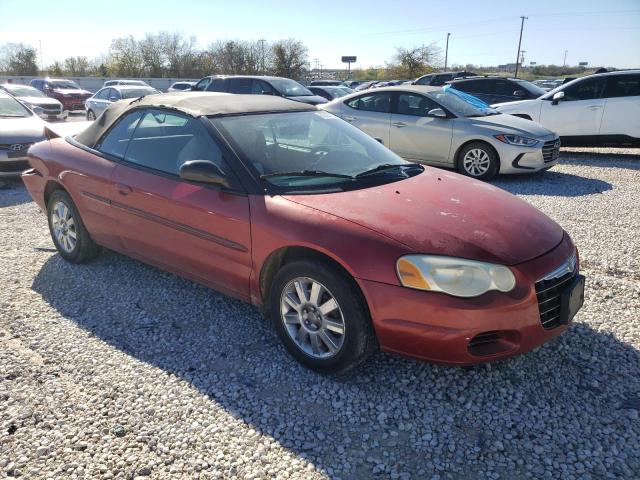 1C3EL45R76N187460 - 2006 CHRYSLER SEBRING RED photo 4