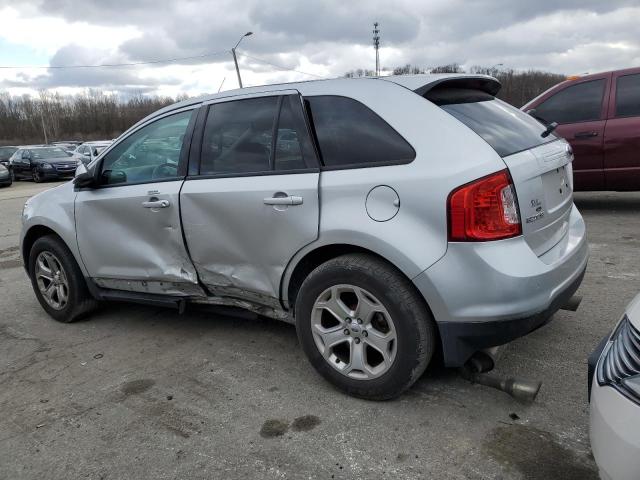 2FMDK3J97DBC56792 - 2013 FORD EDGE SEL SILVER photo 2