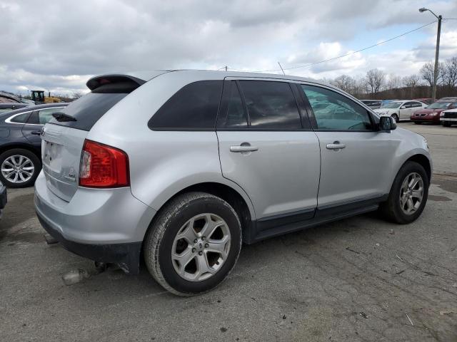 2FMDK3J97DBC56792 - 2013 FORD EDGE SEL SILVER photo 3