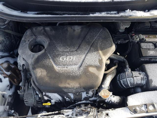 KNADN4A37E6390583 - 2014 KIA RIO EX BLUE photo 11