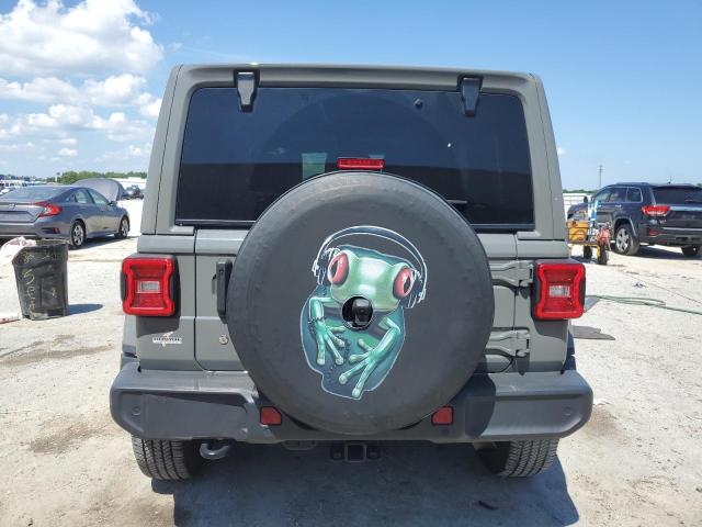 1C4HJXEG8KW608136 - 2019 JEEP WRANGLER U SAHARA GRAY photo 6