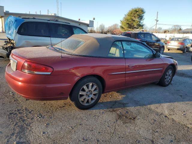 1C3EL65RX5N707886 - 2005 CHRYSLER SEBRING LIMITED RED photo 3