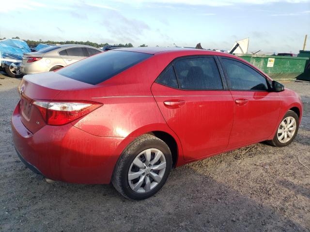 2T1BURHE0GC570470 - 2016 TOYOTA COROLLA L RED photo 3