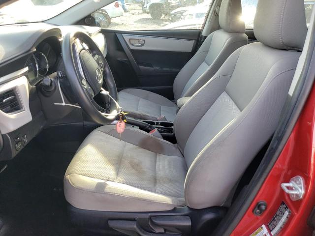 2T1BURHE0GC570470 - 2016 TOYOTA COROLLA L RED photo 7
