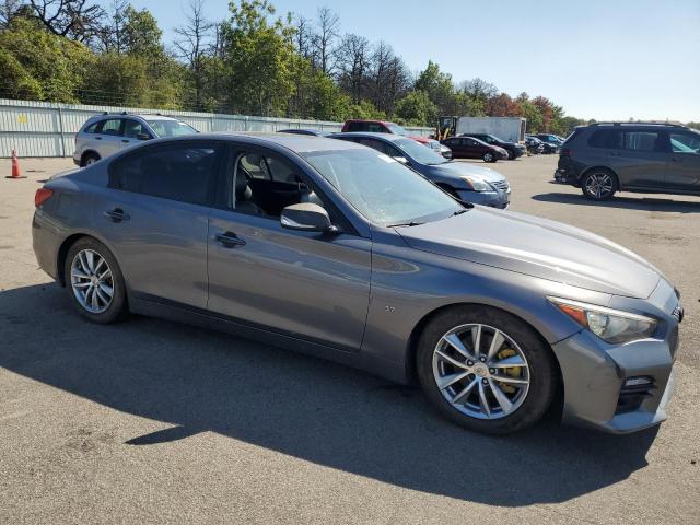 JN1BV7AR4EM684909 - 2014 INFINITI Q50 BASE GRAY photo 4