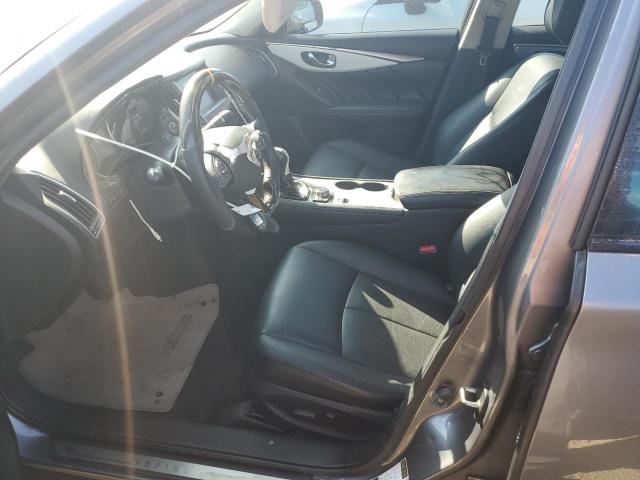 JN1BV7AR4EM684909 - 2014 INFINITI Q50 BASE GRAY photo 7