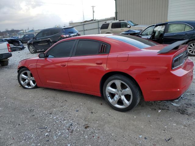 2C3CDXBG7DH509173 - 2013 DODGE CHARGER SE RED photo 2