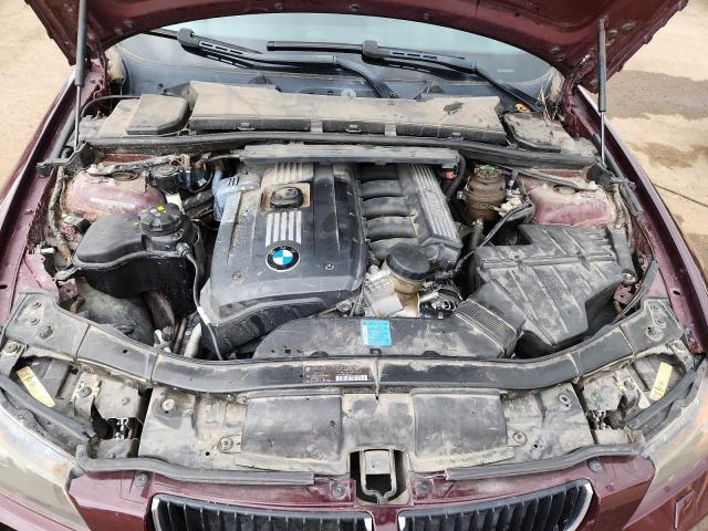 WBAVT73508FV29452 - 2008 BMW 328 XIT BURGUNDY photo 11