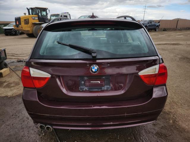 WBAVT73508FV29452 - 2008 BMW 328 XIT BURGUNDY photo 6
