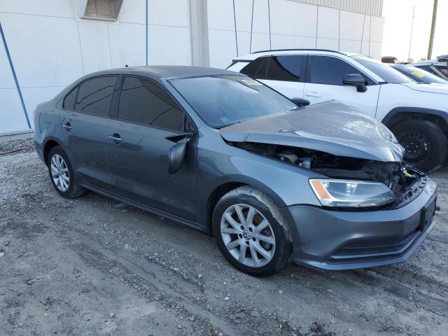 3VWD17AJ6FM297308 - 2015 VOLKSWAGEN JETTA SE GRAY photo 4