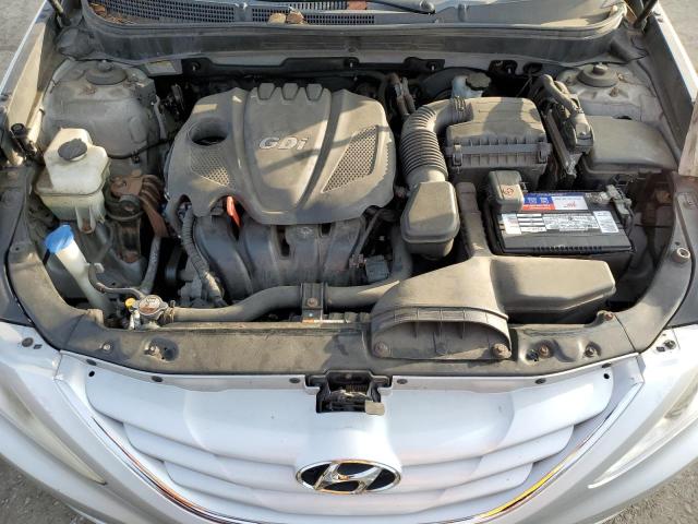 5NPEB4AC8DH633712 - 2013 HYUNDAI SONATA GLS SILVER photo 11